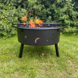Moon & Stars Outdoor Fire Pit